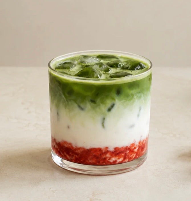 Strawberry matcha